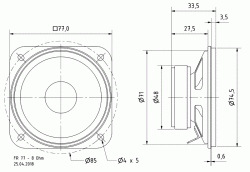 FR 77 - 8 Ohm