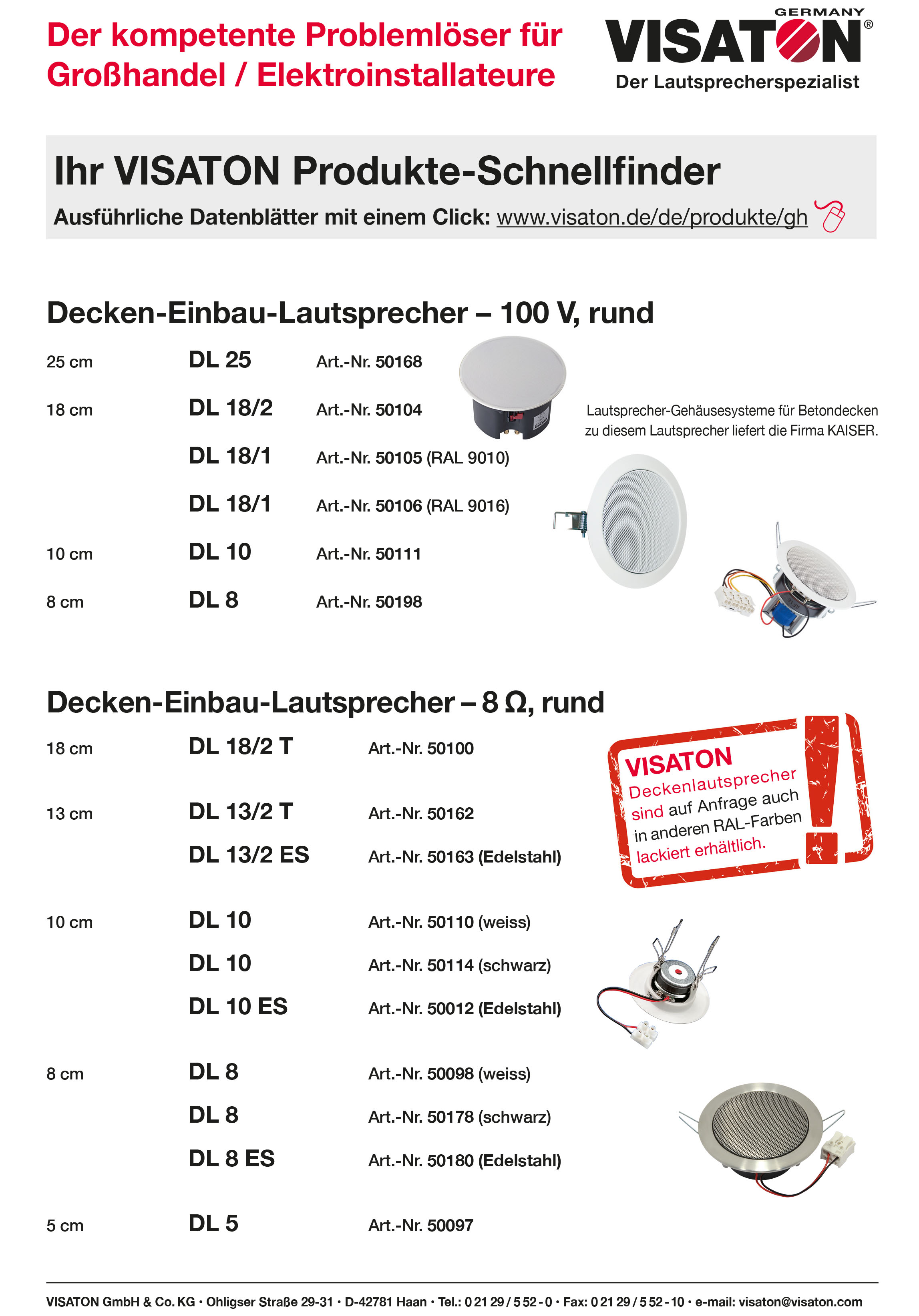 Großhandel / Elektroinstallateure (only available in German language)