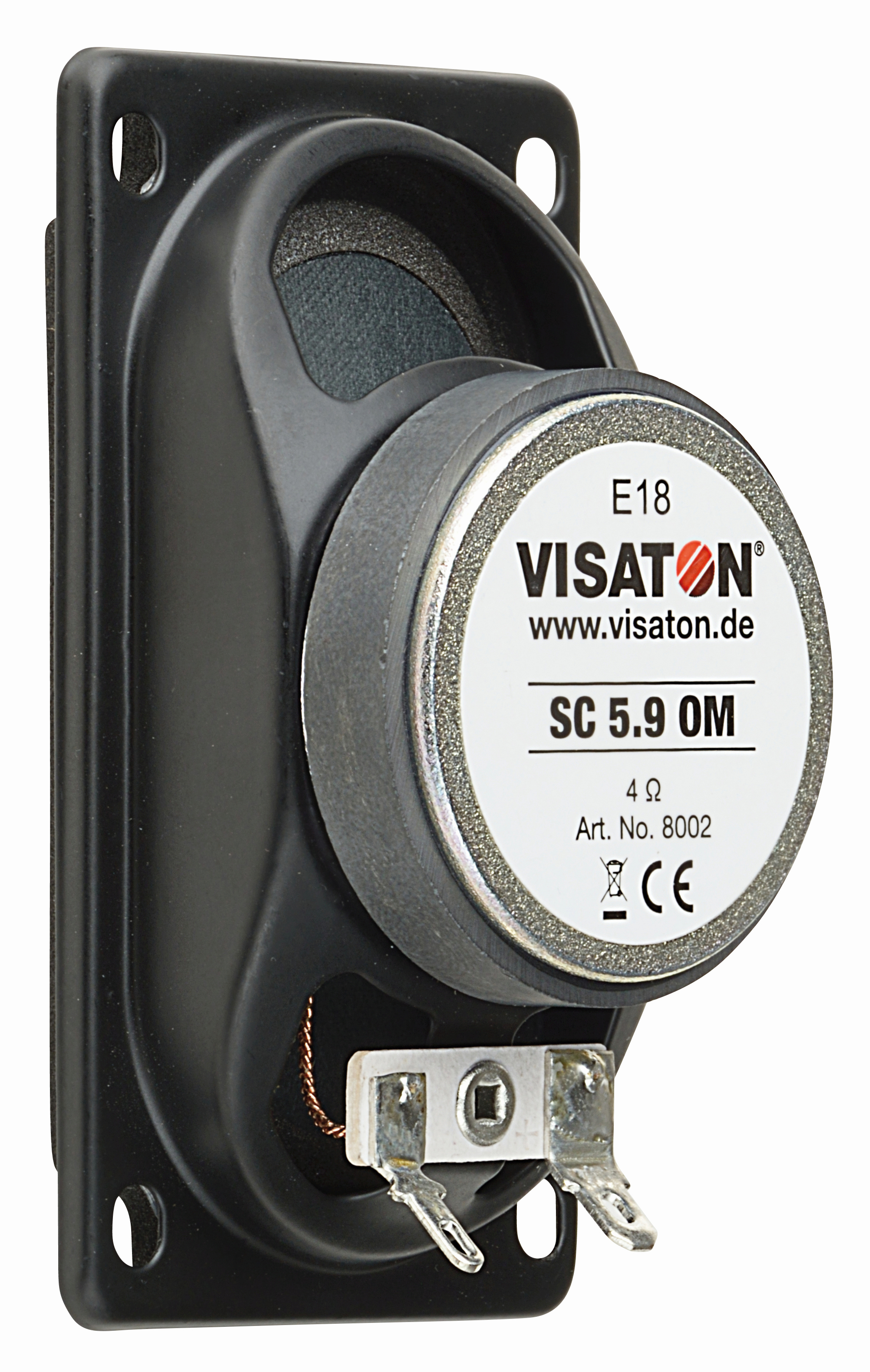 8 Ohm 15 W Visaton Full-range speaker 5 x 9cm SC 5.9 OM, 8 OHM 2" x 3.5" 