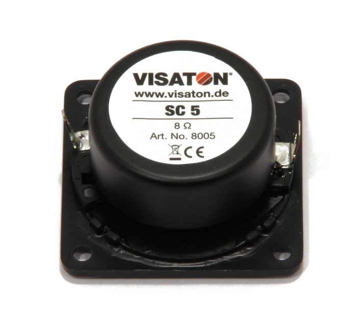 Visaton SC5-8 Shielded 1/2 Polycarbonate Tweeter 8 Ohm 