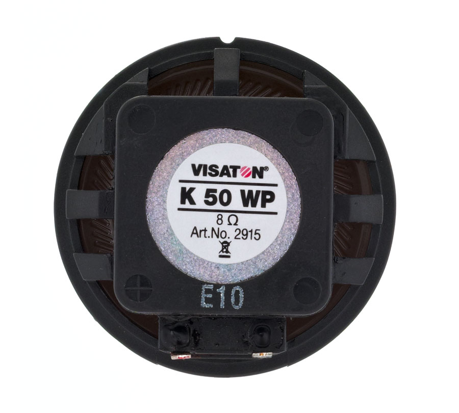 Altoparlante Full-range Visaton VS-K50WP-16 Da 5 Cm – 2W, 16 Ohm, IP65, Per Esterni E Ambienti Umidi