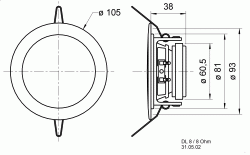 Zeichnung DL 8 - 8 Ohm