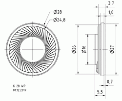 K 28 WP - 50 Ohm