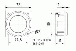 BF 32 S - 8 Ohm