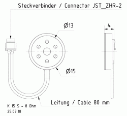 K 15 S - 8 Ohm