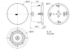 Zeichnung VISATON DL 25