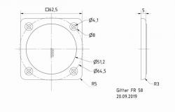 Zeichnung Gitter FR 58