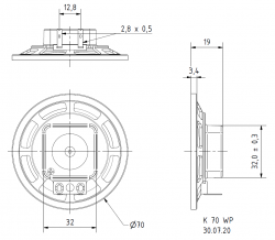 K 70 WP - 8 Ohm