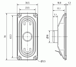 SC 3.7 ND WP - 8 Ohm