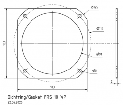 Dichtring FRS 10 WP