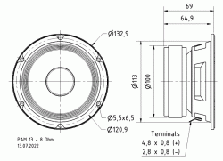 PAM 13 - 8 Ohm