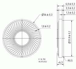 K 36 MO- 8 Ohm