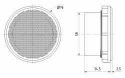 PL 7 RV - 4 Ohm (NCS S 3000-N)