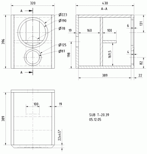 SUB T-20.39 TZ