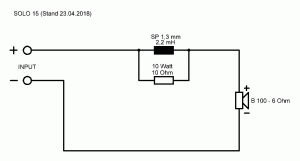 SOLO 15 Frequenzweiche