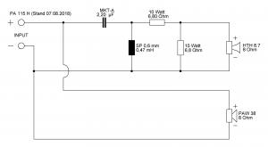 VISATON PA 115 H Frequenzweiche